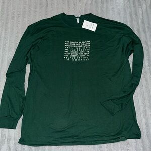 Size 2X long sleeve Grinch themed shirt